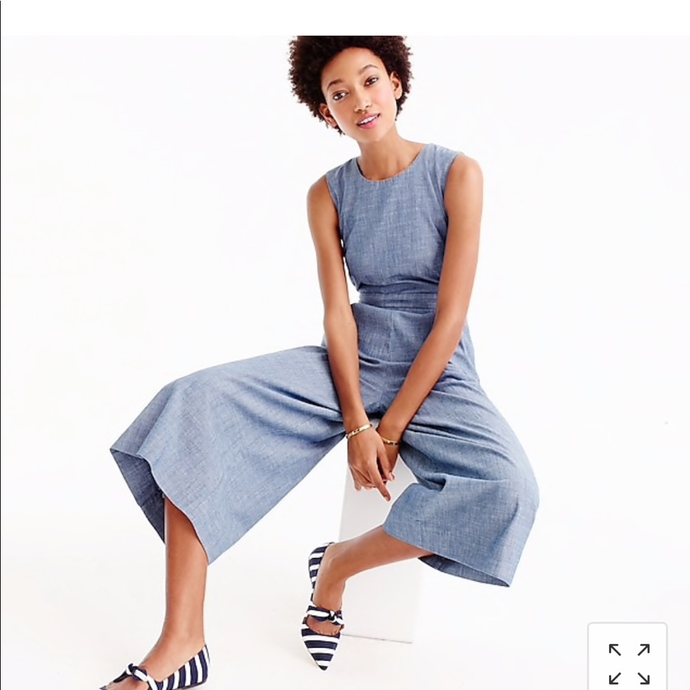 Chambray jumpsuit